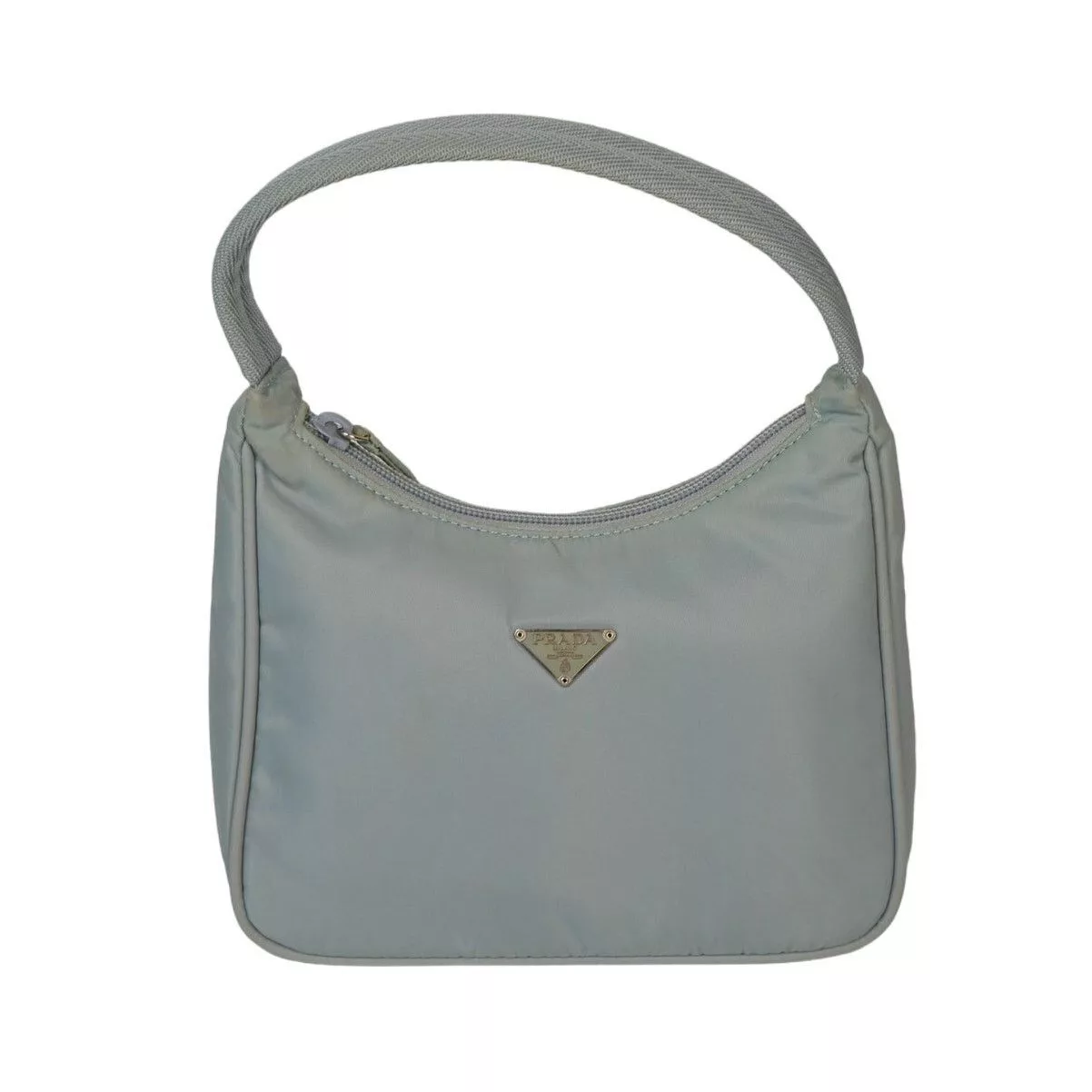 Prada Mini Bags Prada 2000 Nylon Shoulder Bag Gray