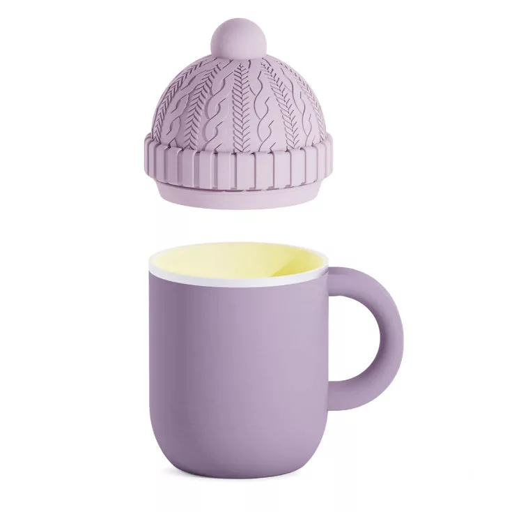 Happy Hat Insulated Mug Purple