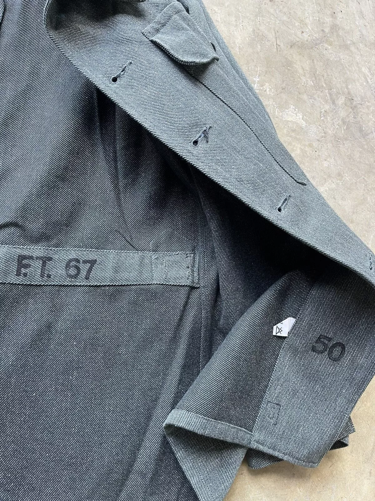 Vintage Light Jackets Vintage Swiss Army Work Jacket Black