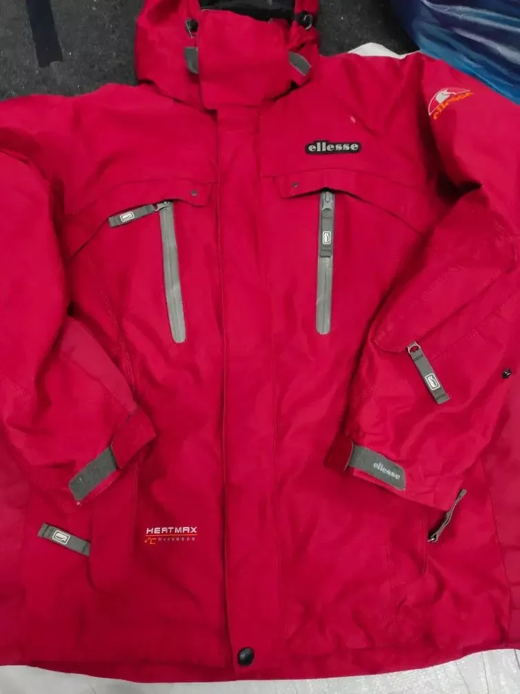 Ellesse Bombers Vintage Ellesse bomber ski jacket Red