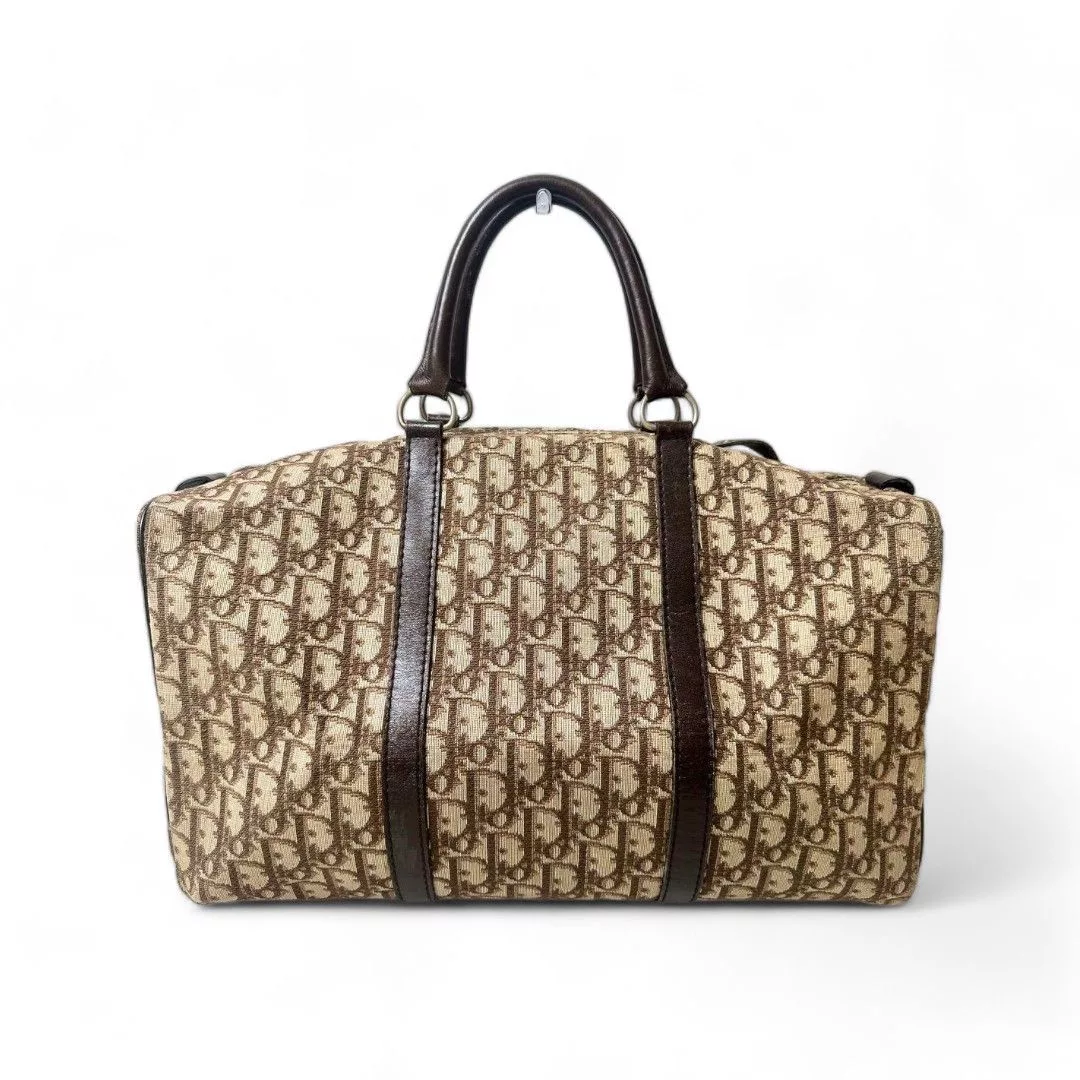 Dior Bags Luggage Dior - Boston Trotter Large Handbag Monogram Beige