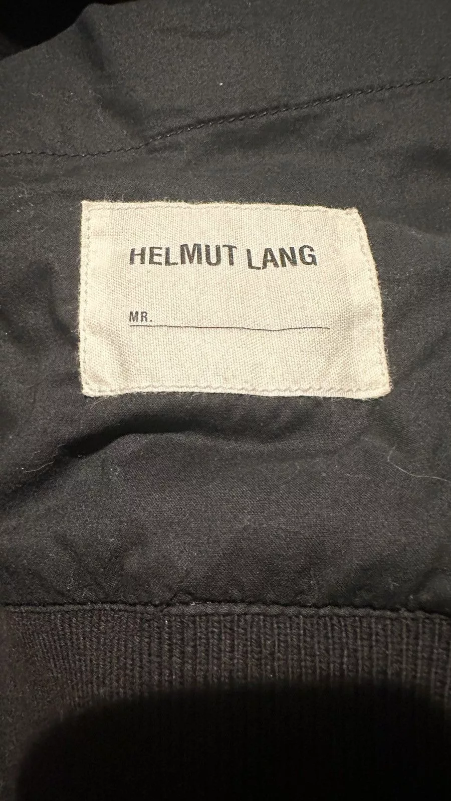 Helmut Lang Bombers Helmut Lang Crinkle Bomber 2014/2015 Black