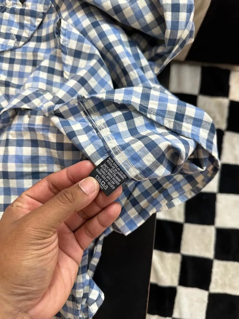 Dickies Shirts Button Ups Dickies × Vintage DICKIES CHECKERED BUTTON UP SHIRT Blue Streetwear