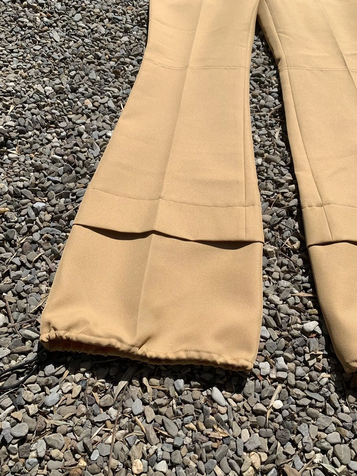 Marni Casual Pants [New] Marni Flared Synch Pants Brown