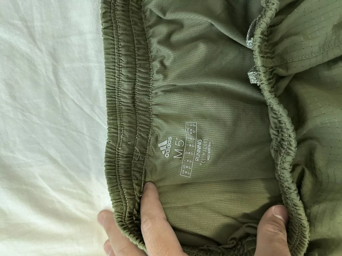 Adidas Shorts Adidas Running shorts 5” reflective unlined m5 Green