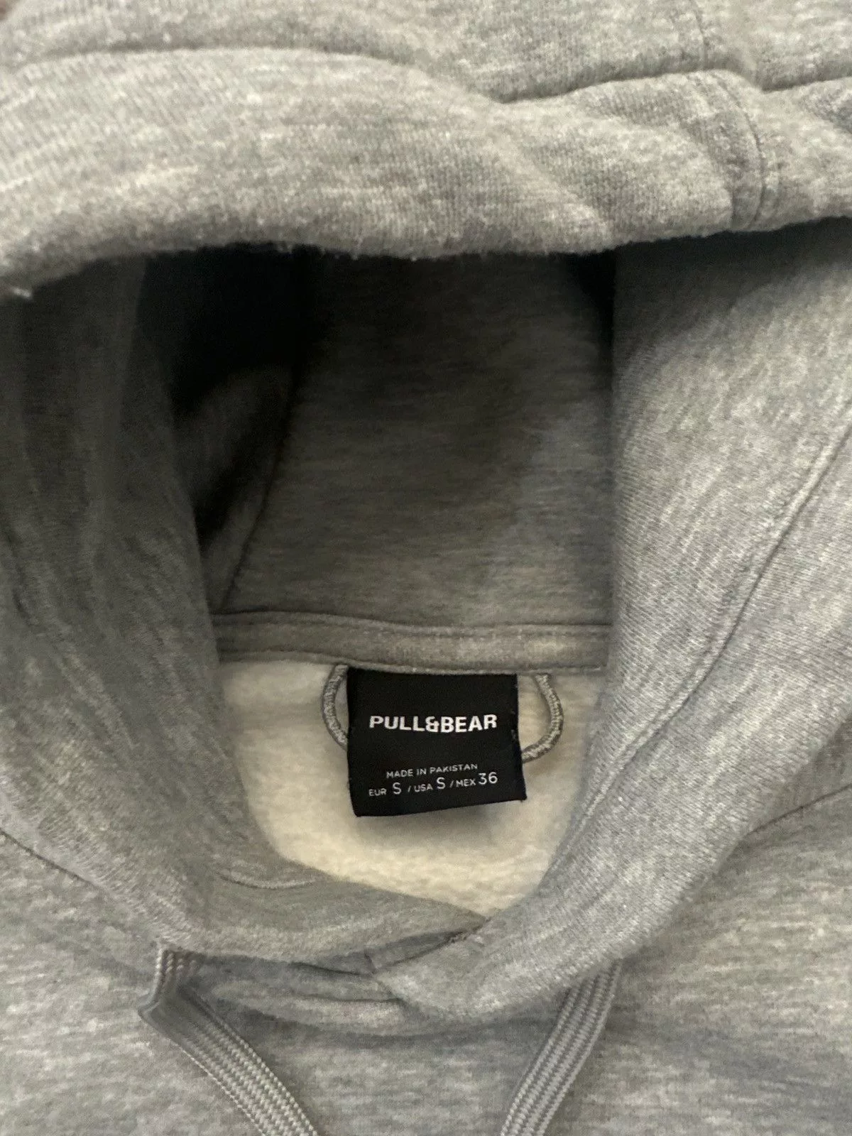 Pull & Bear Sweatshirts Hoodies Pull & Bear Pullover Hoodie Gray
