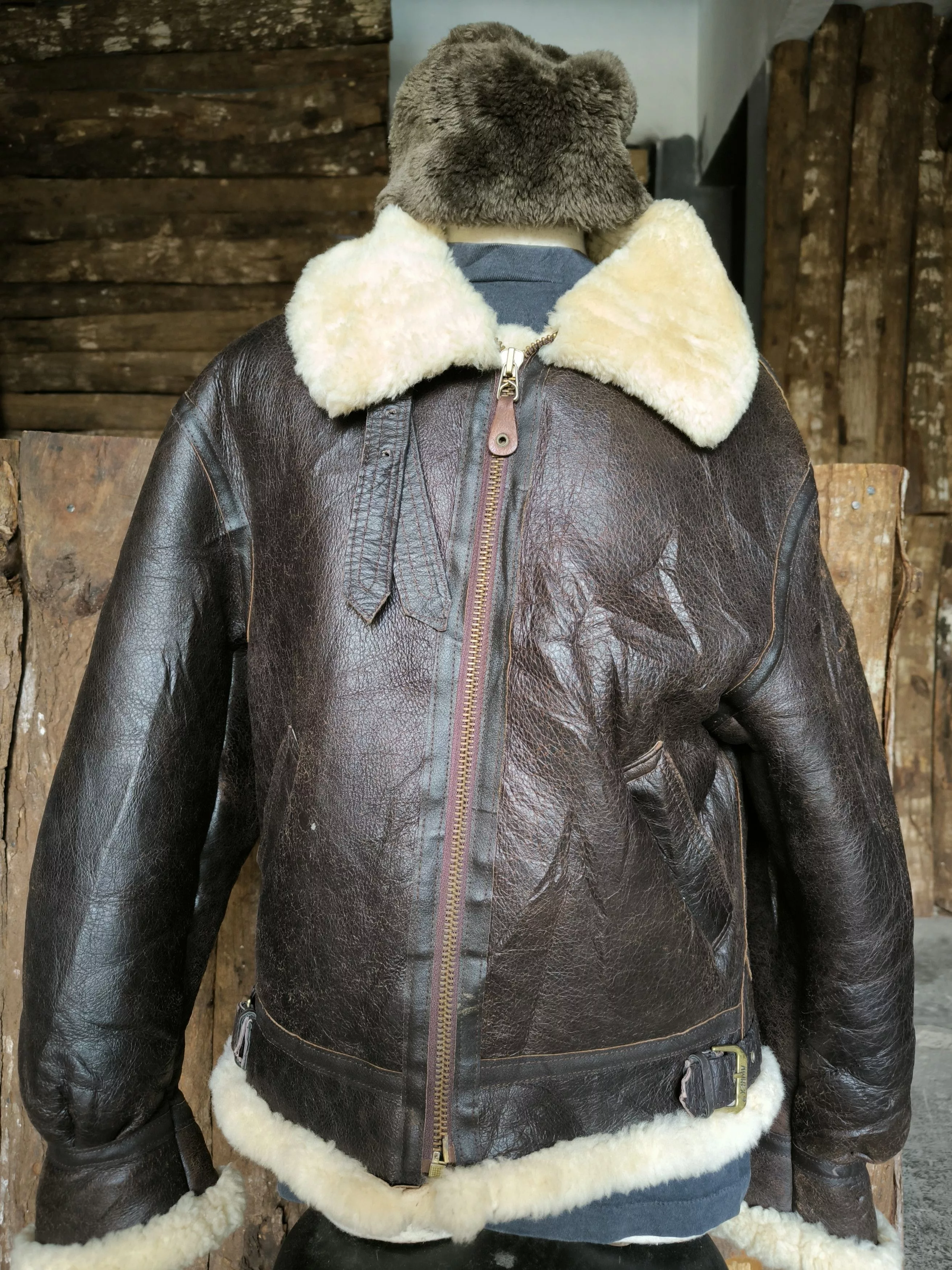 Avirex Leather Jackets Rare Vintage Leather Jacket B3 Avirex Brown