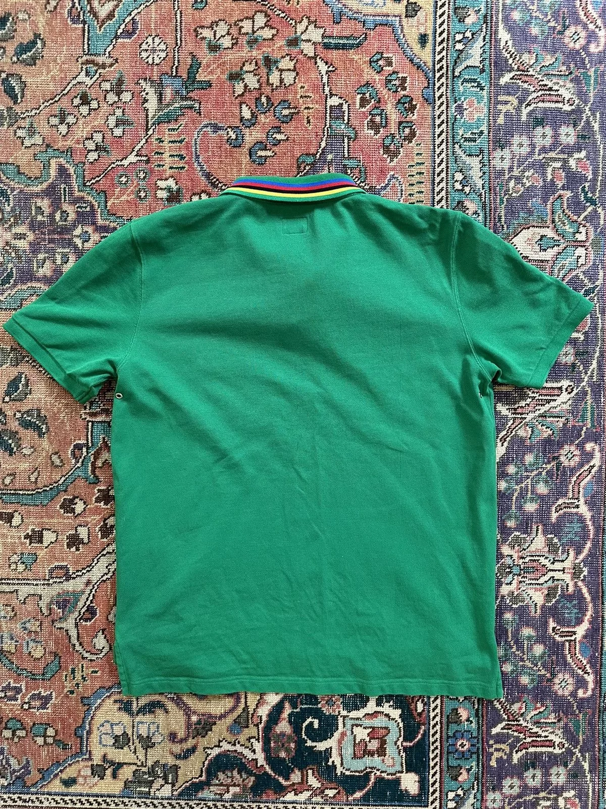 Noah Polos Noah Winged Foot Victory Stripe Polo Green