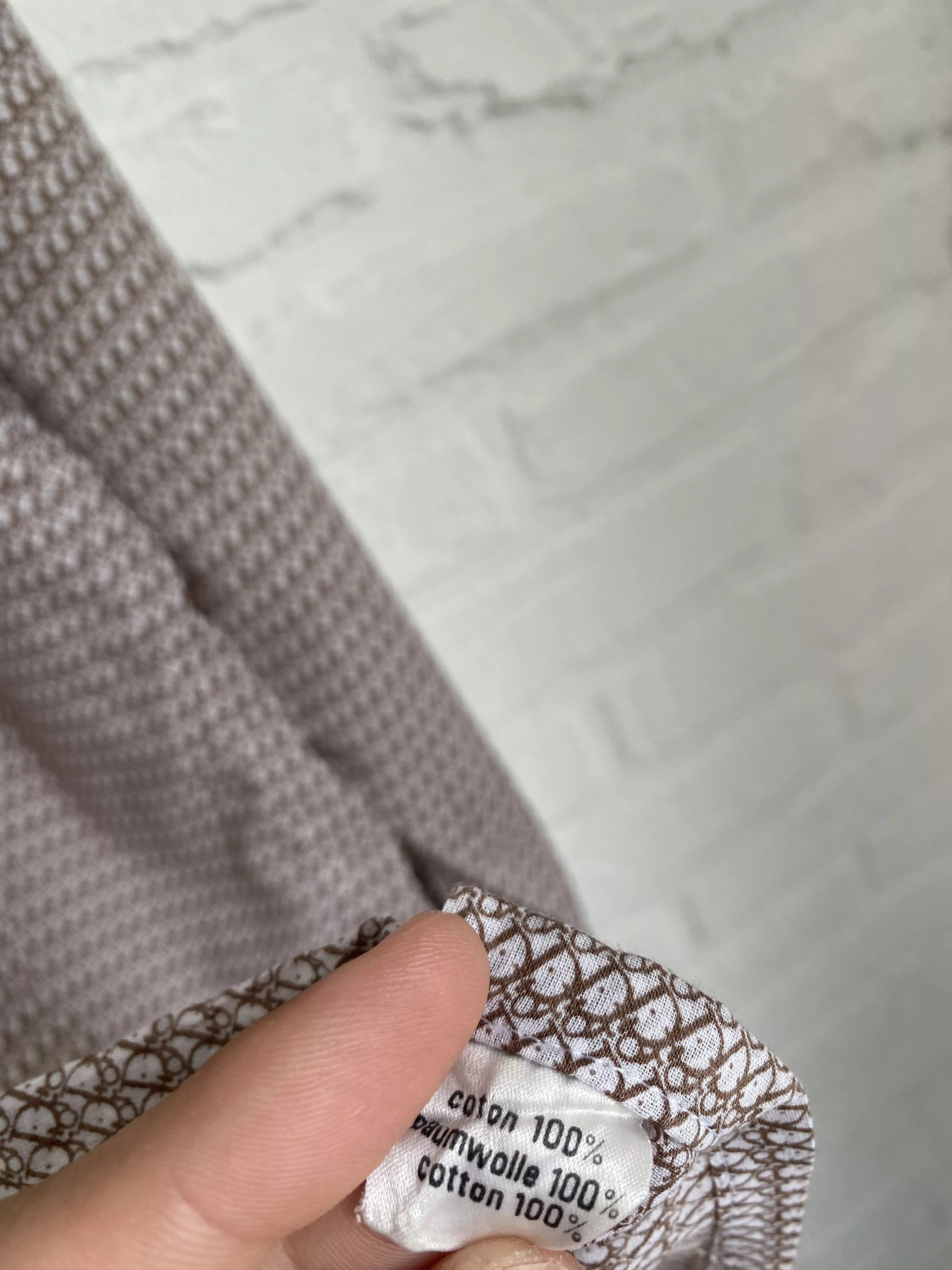 Christian Dior Monsieur Shirts Button Ups Christian Dior Monsieur Vintage 90s Christian Dior oblique monogram shirt White