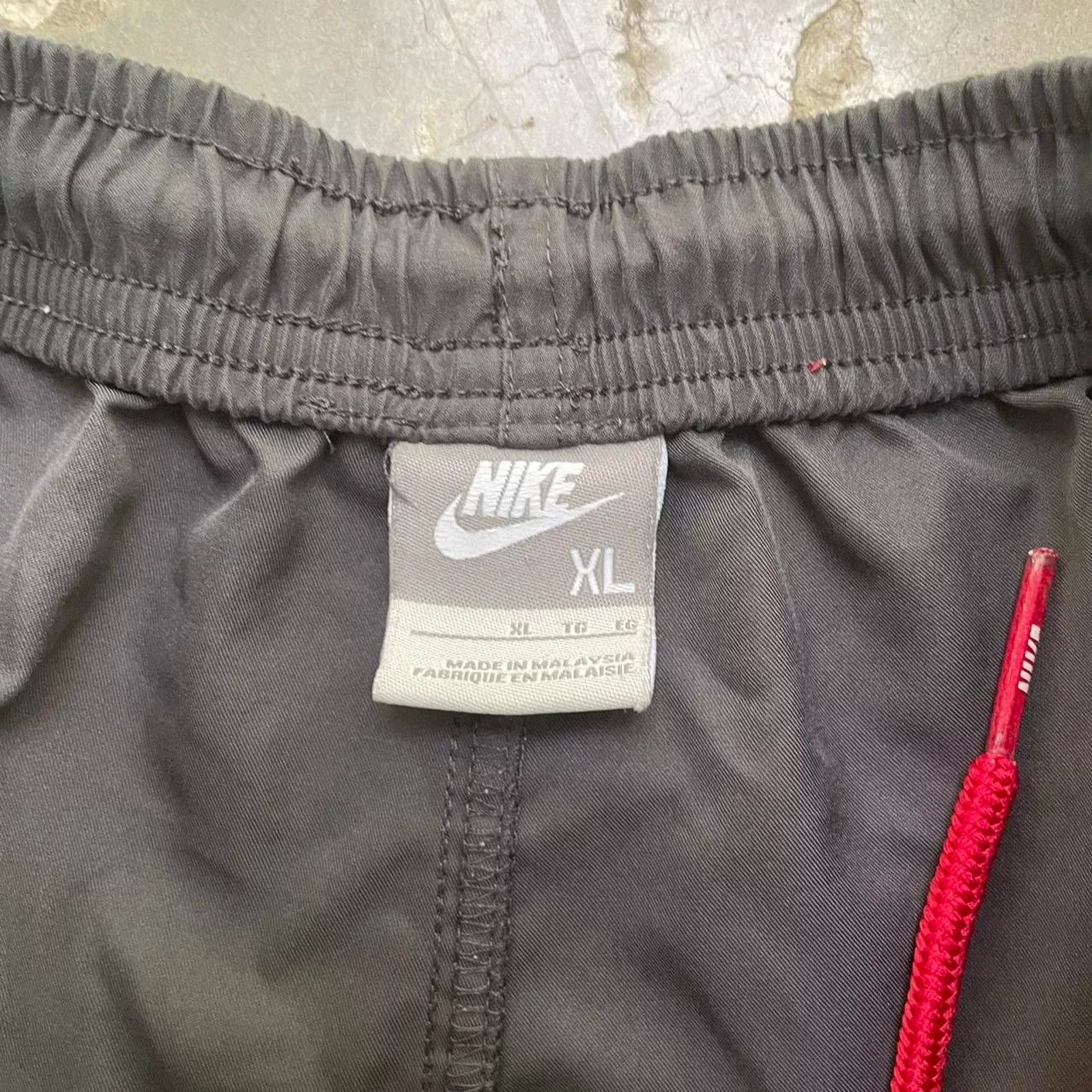 Nike Shorts Nike Charcoal/Red Swim Shorts Gray