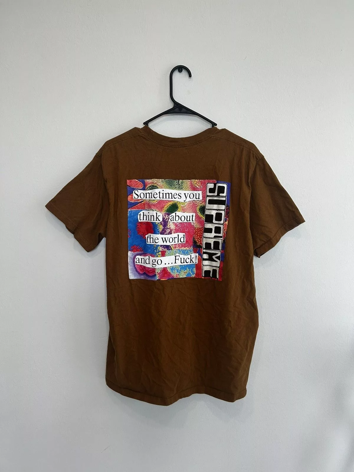 Supreme Short Sleeve T Shirts Supreme tee Brown