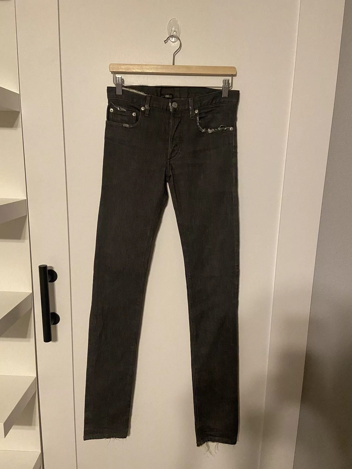 Dior Denim Dior Homme AW08 KVA Non Radioactive Wash Jeans Gray
