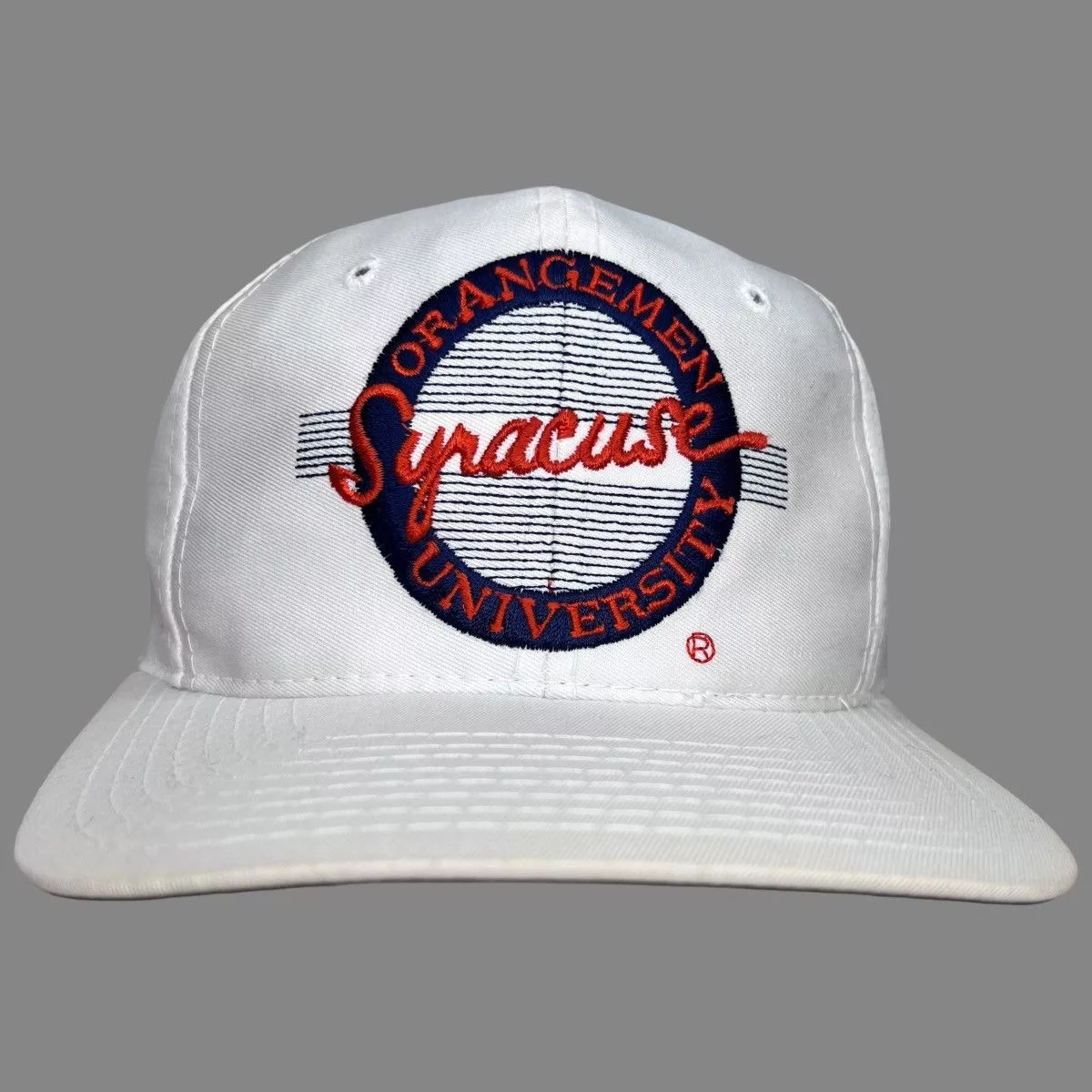 NCAA Hats NCAA × The Game × Vintage Vintage 1990s NCAA Syracuse Orangemen The Game Snapback White