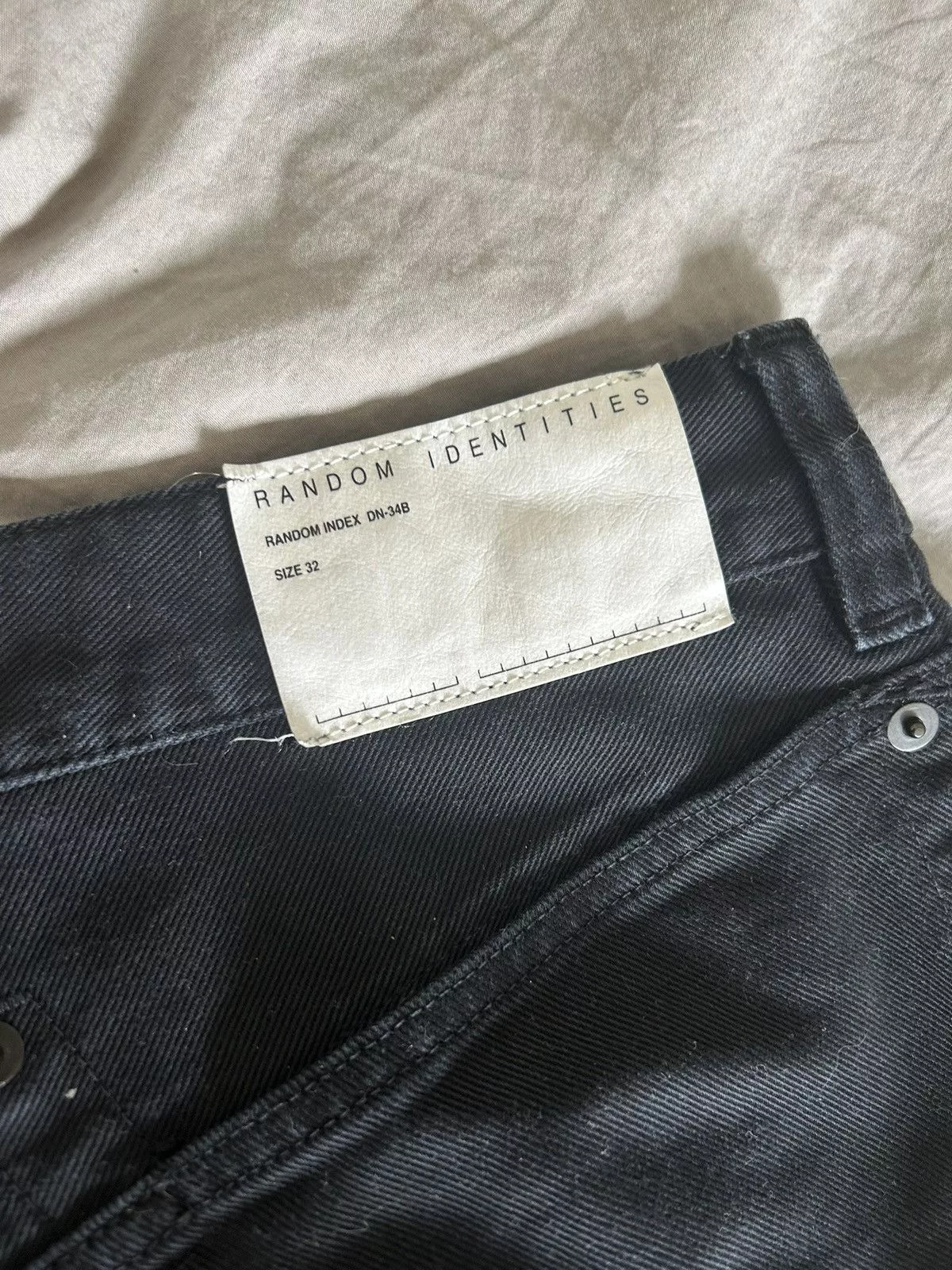 Random Identities Denim Black Denim Random Identities Trousers (32)