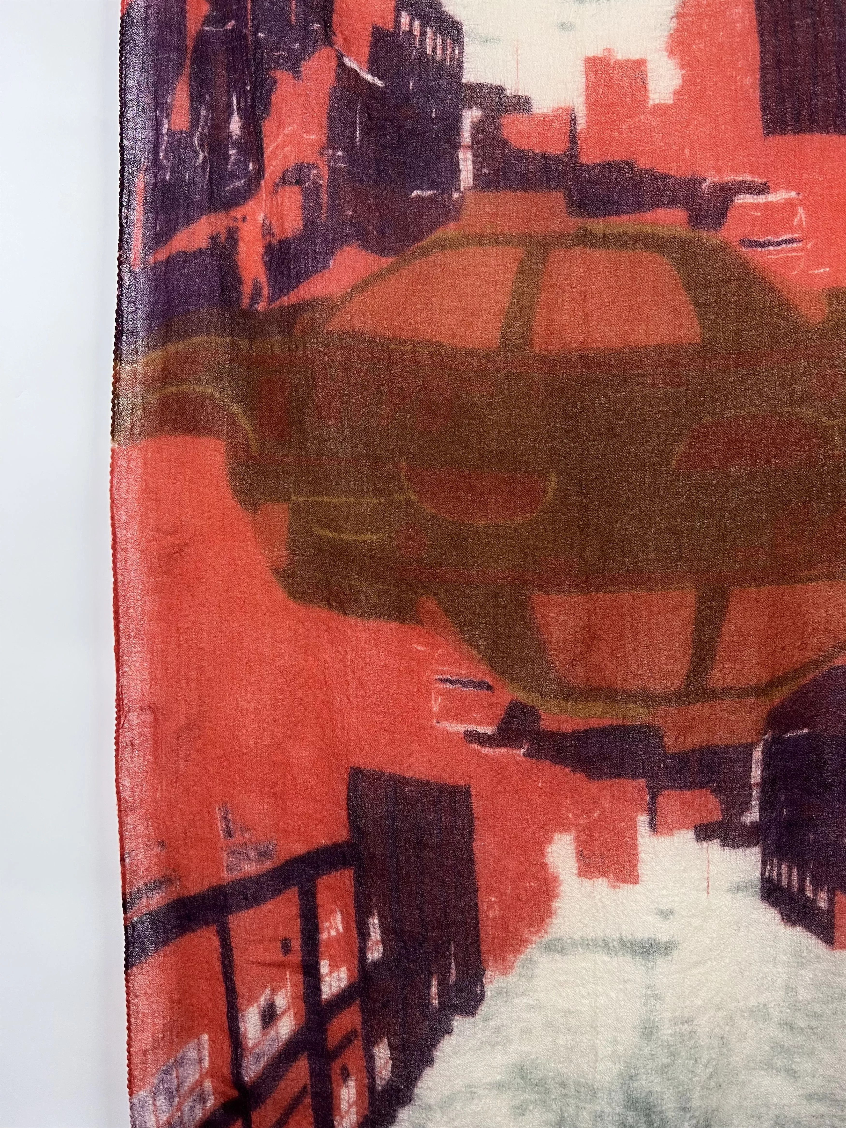 Becksondergaard Scarves Becksondergaard Beck Sondergaard Multicolor 100% Wool Scarf 190x90 Vintage