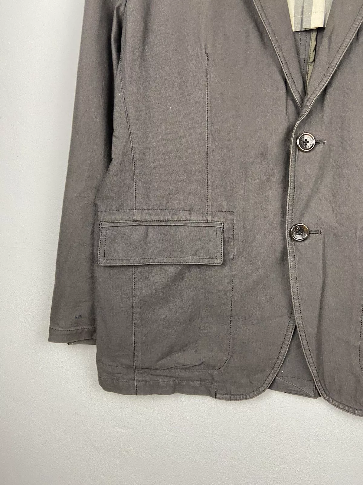 Burberry Heavy Coats Burberry Nova Check Coat Gray
