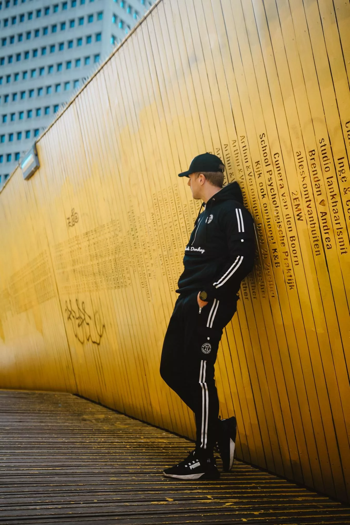 Other Casual Pants Other Zip trackpants Black