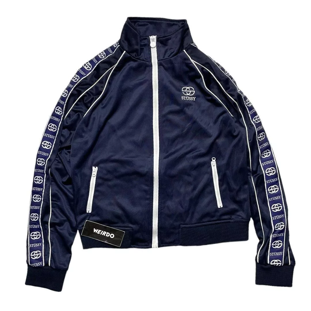 Stussy Bombers Rare Vintage Stussy Sport Bomber Jacket Blue