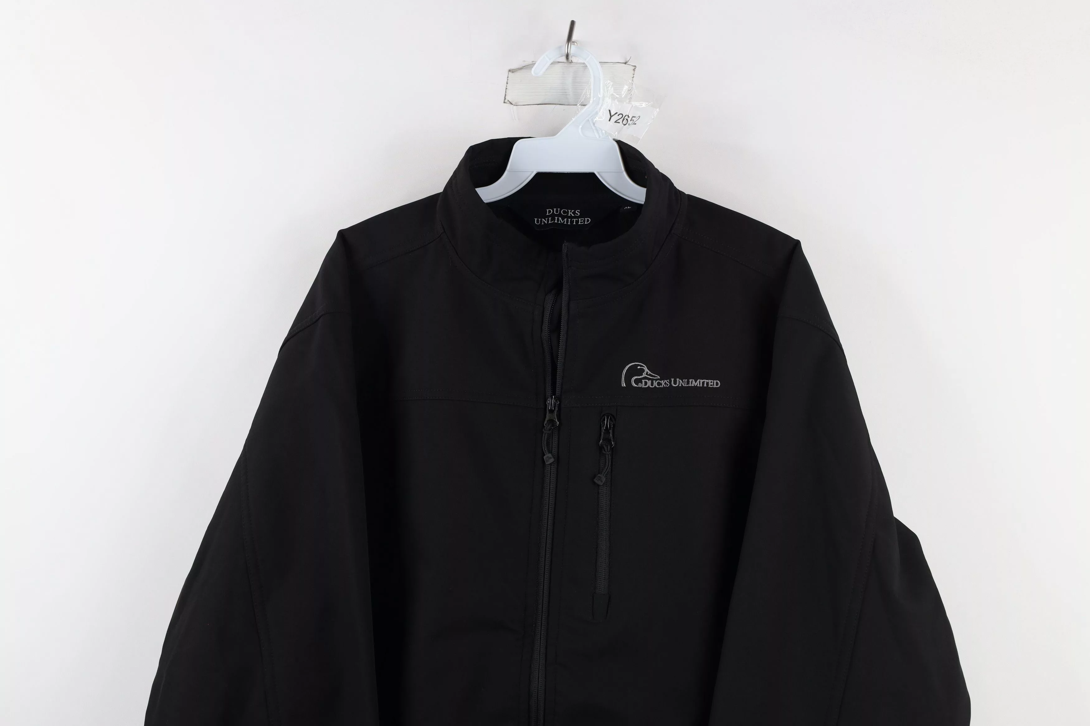 Vintage Light Jackets Vintage Ducks Unlimited Fleece Lined Softshell Jacket Black