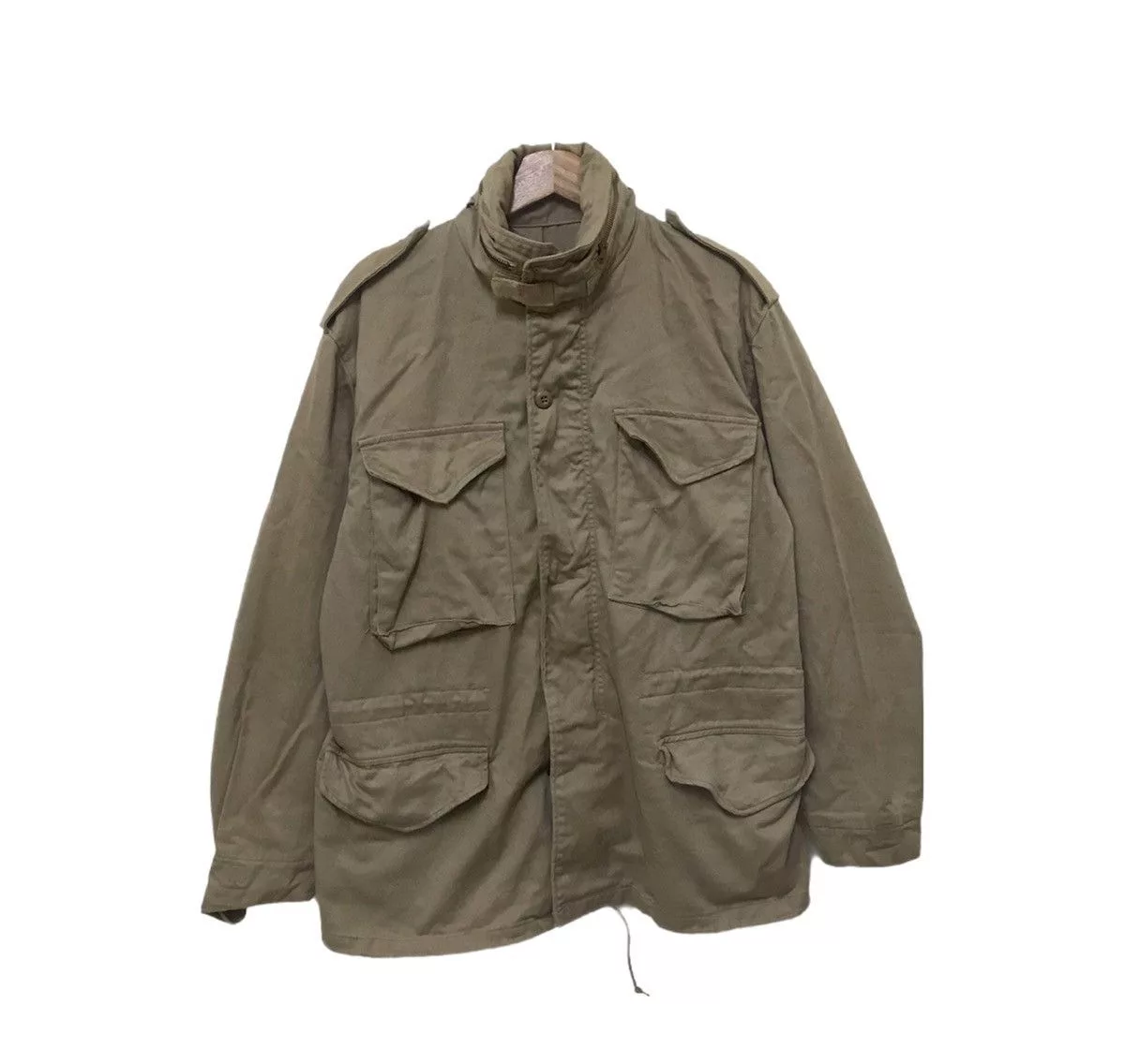 Alpha Industries Heavy Coats Alpha Industries Man Field Cold Weather Multipocket Jacket Beige