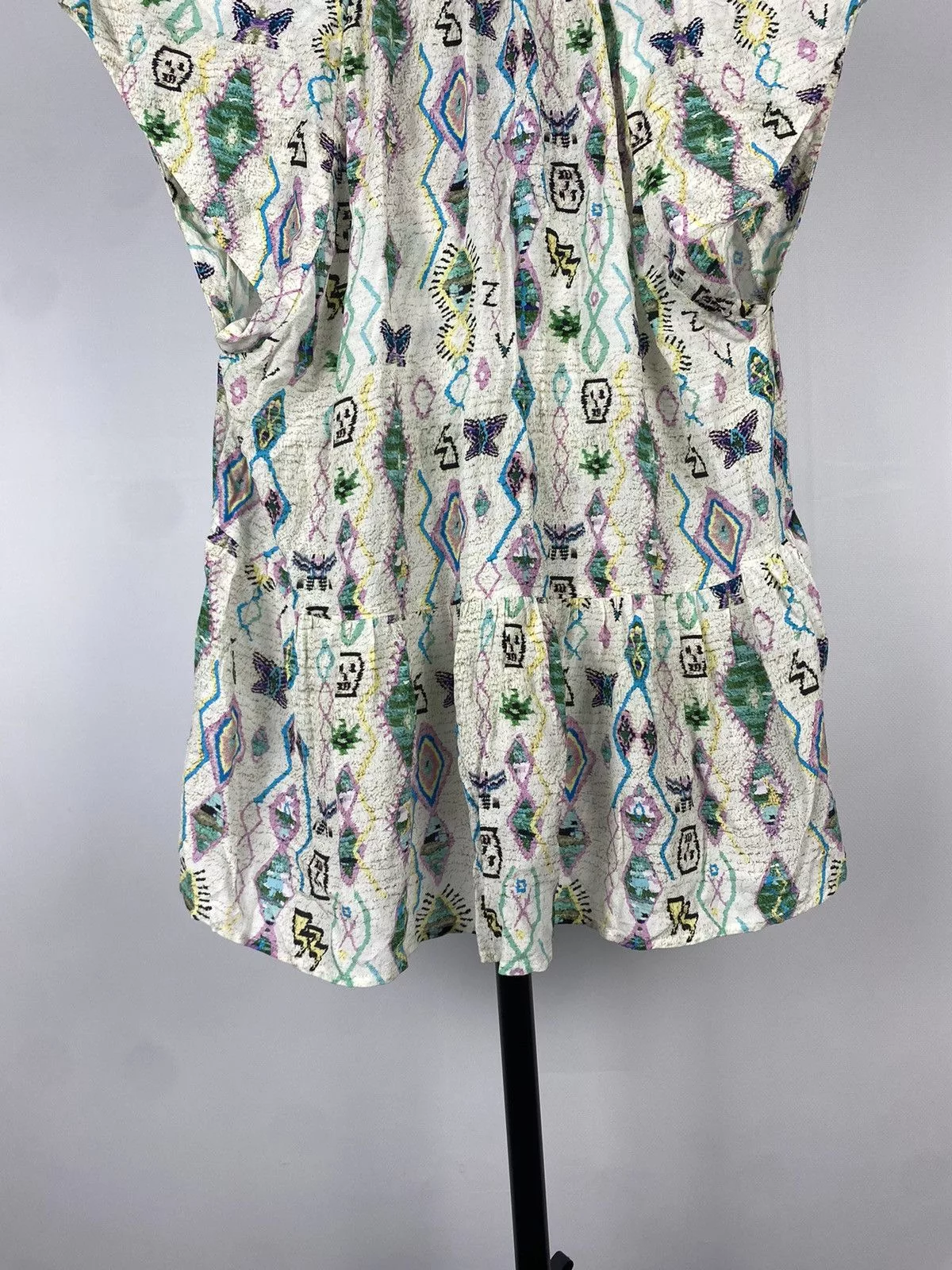 Designer Blouses Designer × Zadig & Voltaire Zadig&Voltaire Monogram Graphic Print Blouse White Streetwear
