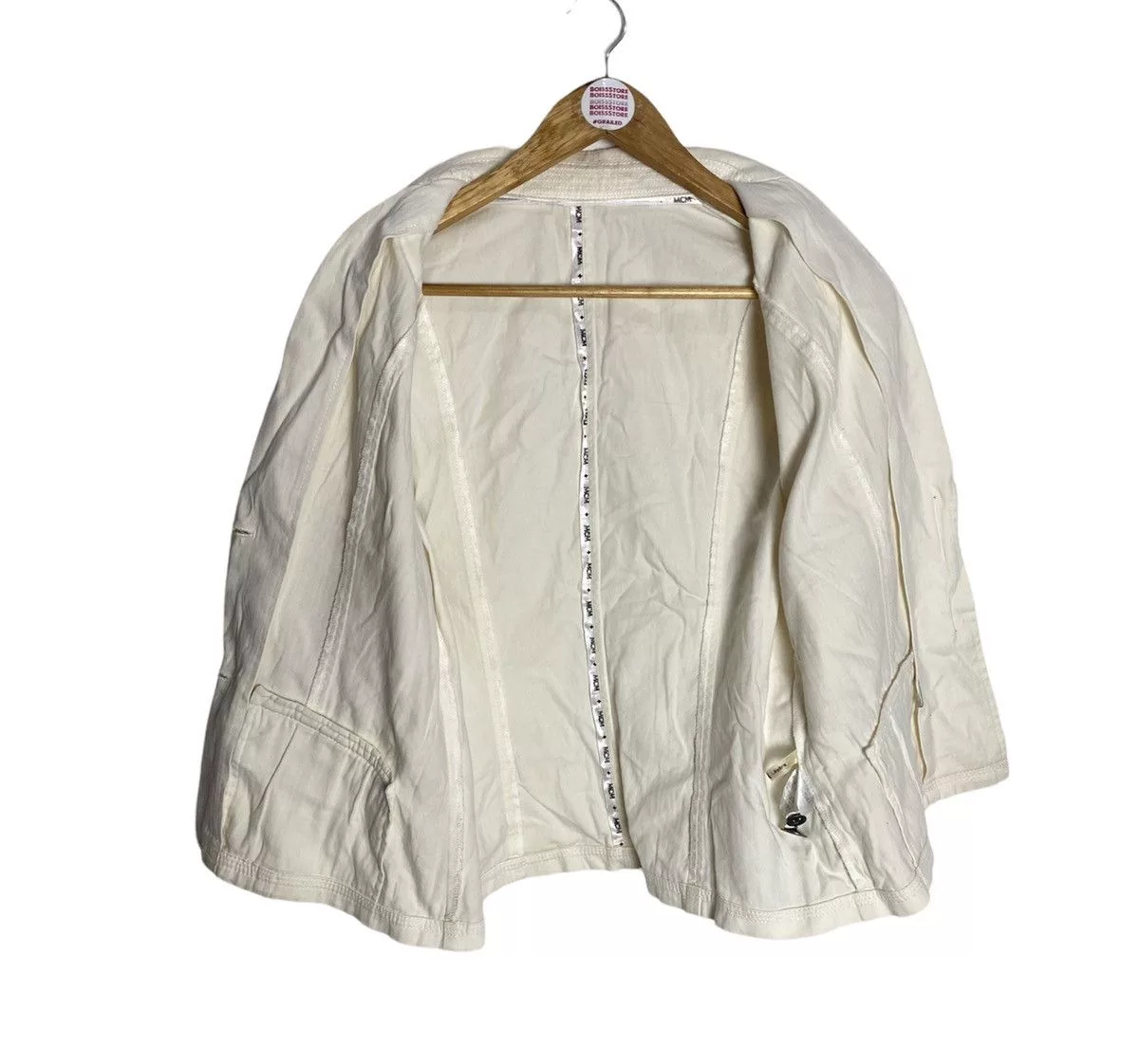 MCM Coats Mcm Legere Coat Jacket White