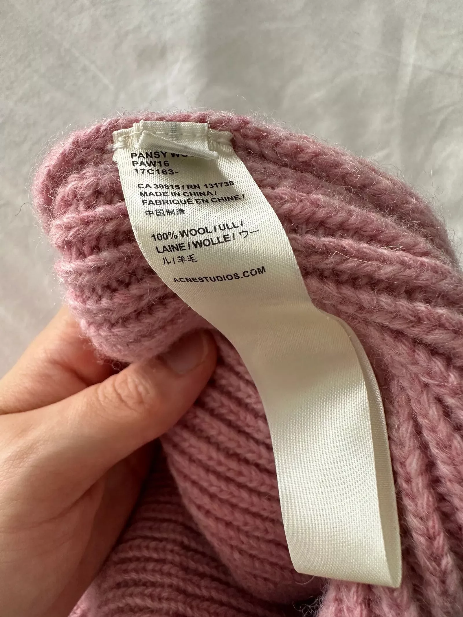 Acne Studios Hats Acne Studios Hat Pink
