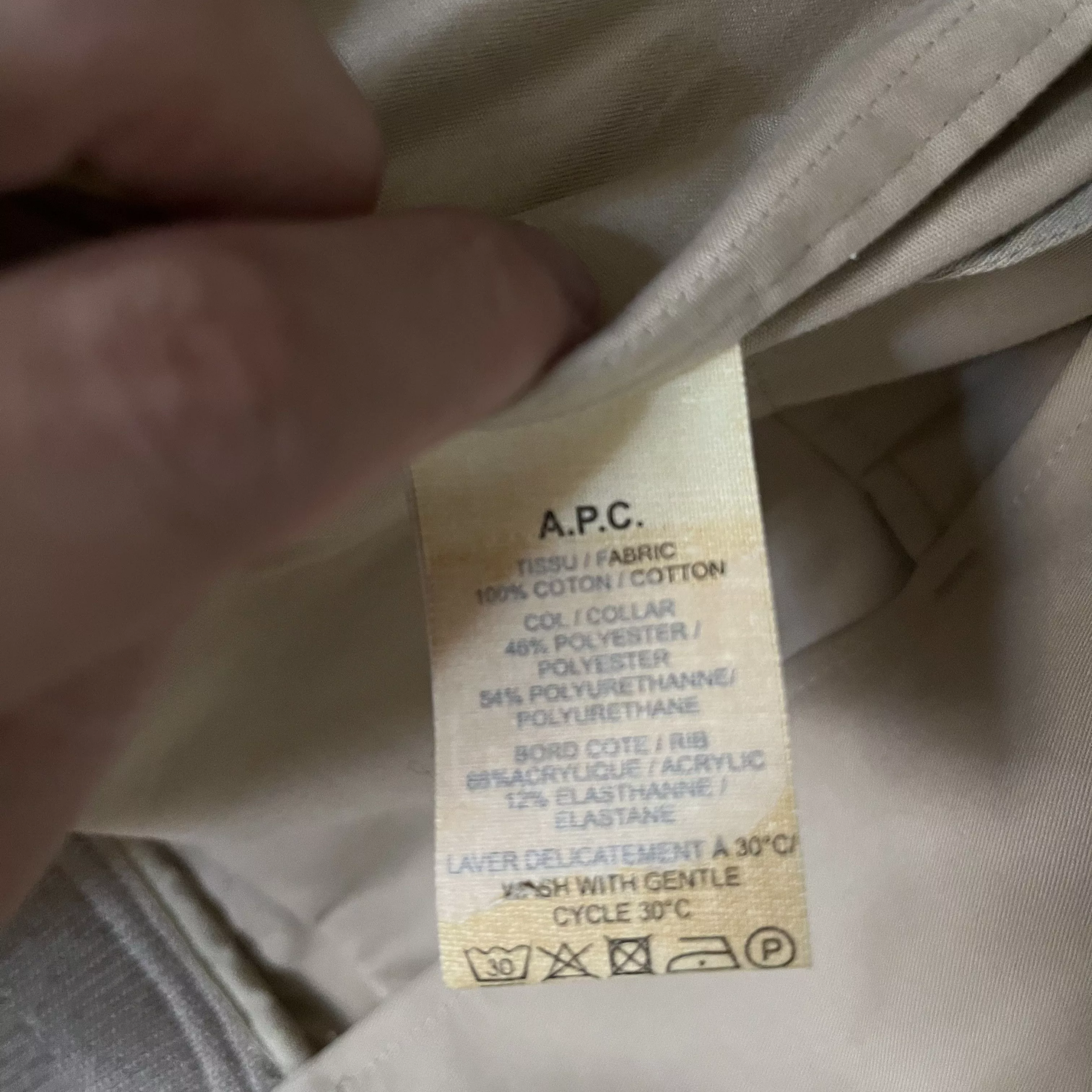 A.P.C. Bombers A.P.C. APC Bomber Jacket Beige