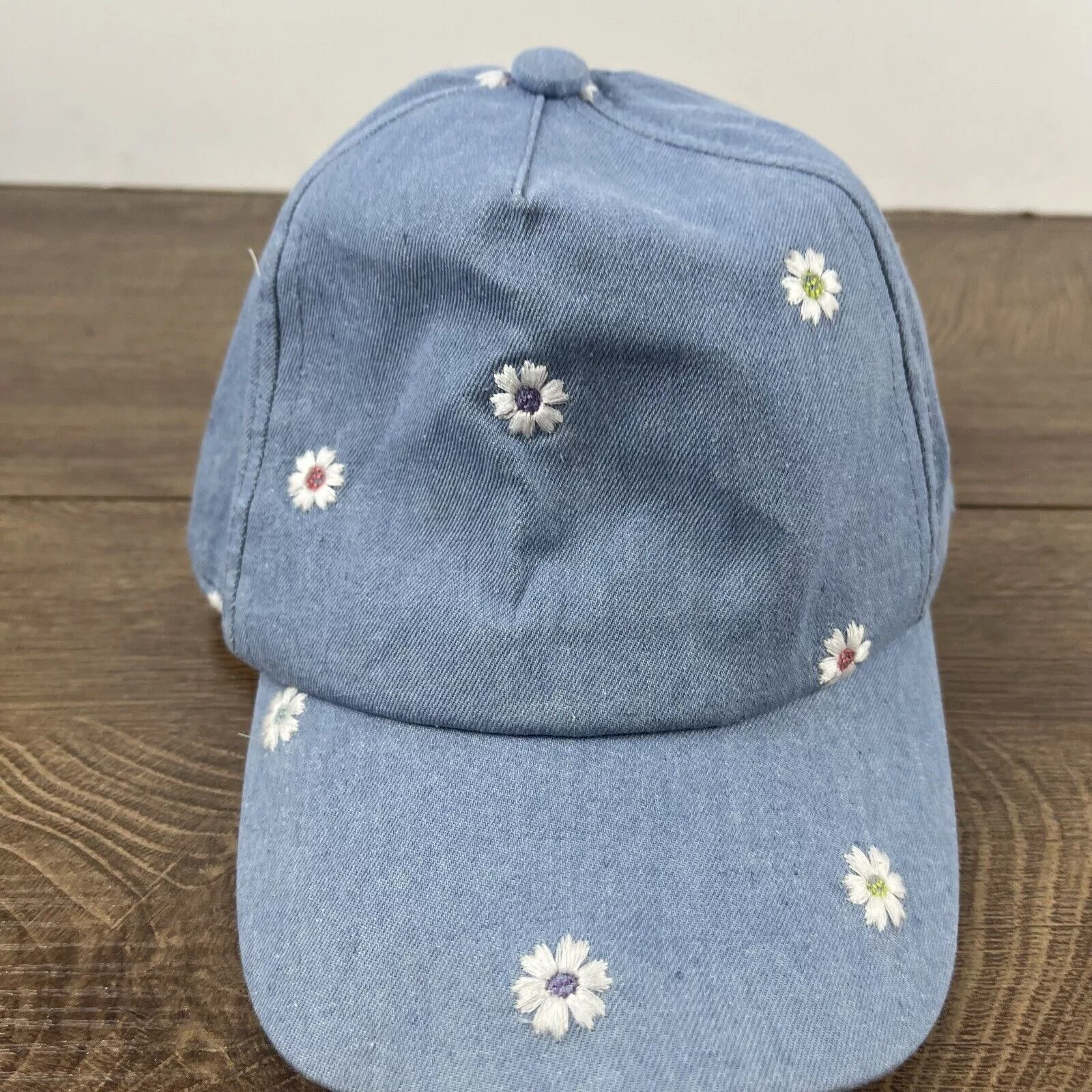 Other Hats Other Daisy Hat Daisys Flower Hat Blue Hat Adjustable Blue Adult S