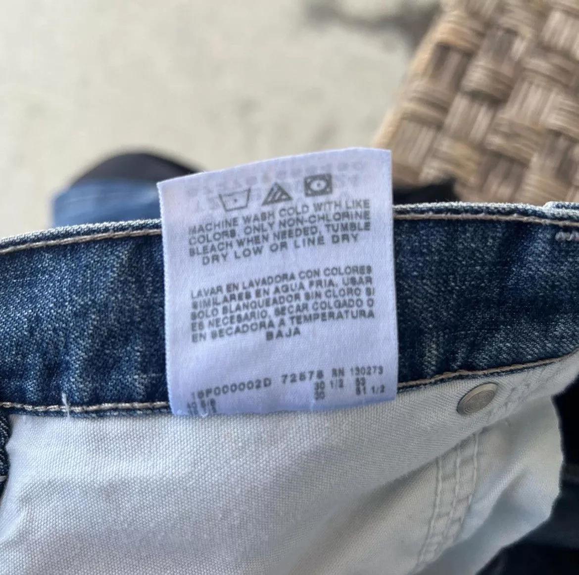 Wrangler Denim Wrangler Carpenter Denim Blue