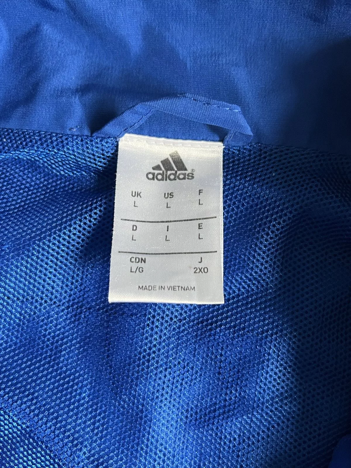 Adidas Light Jackets Adidas × Vintage Vintage Adidas 2015 Manchester United Jacket Blue Sportswear