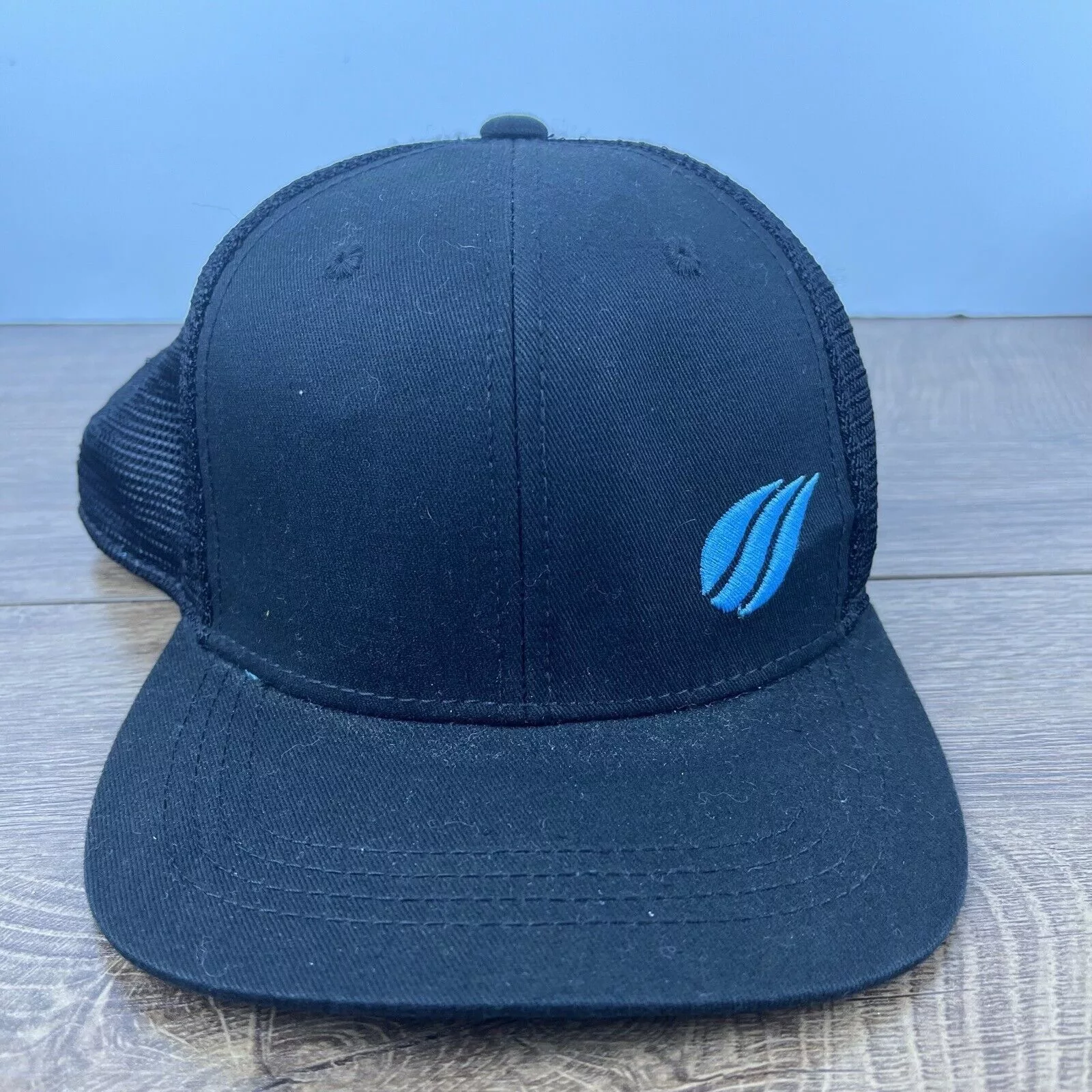 Other Hats Other Blue Wave Hat Blue Wave Adjustable Hat Black Hat Adult Fit B