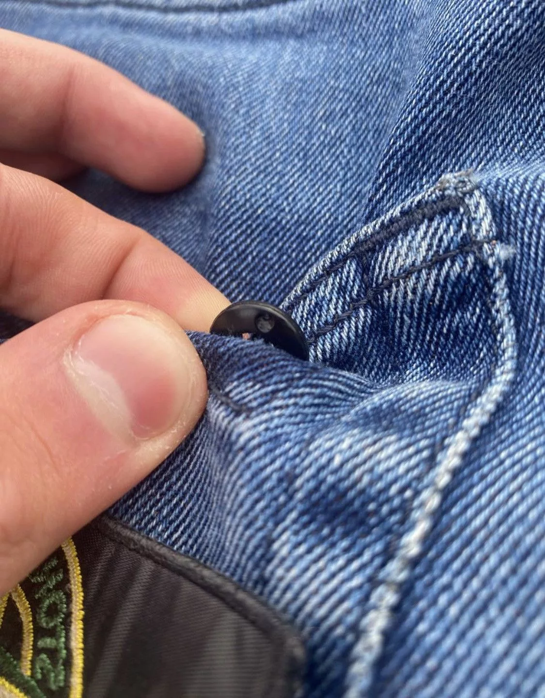 Stone Island denim pants Blue