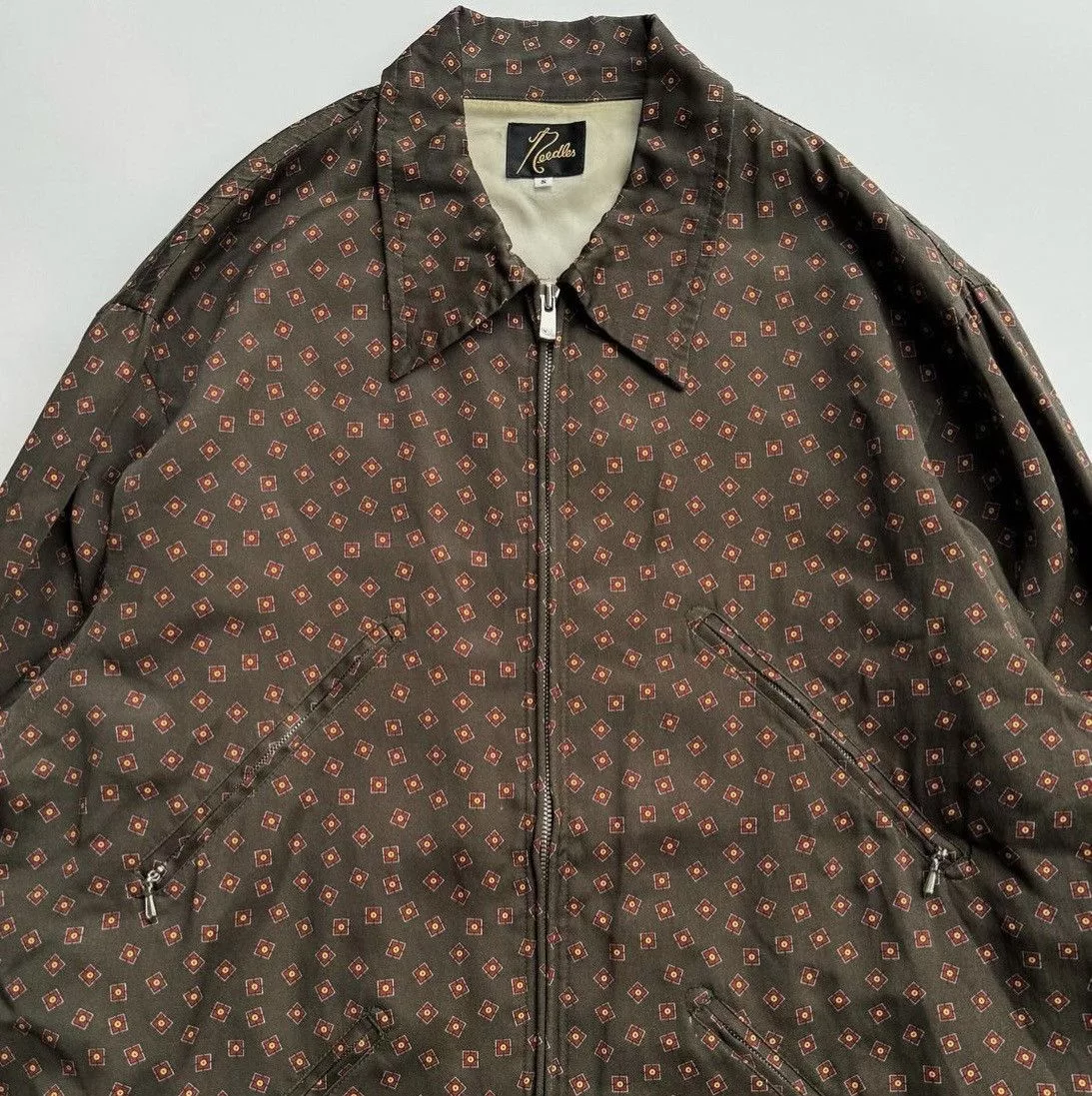 Needles Light Jackets Needles Lined Multi-Pocket Blouson Brown