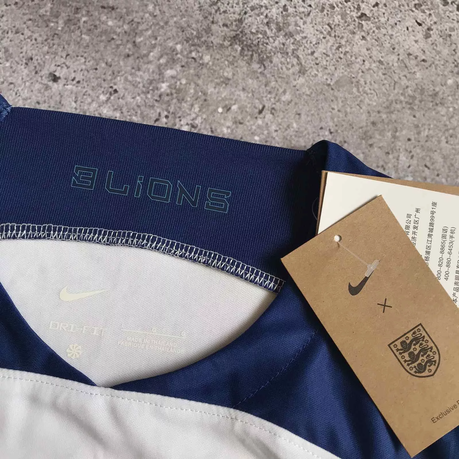 Nike Jerseys Nike England Home #7 Langley 2023 Blokecore Jersey White