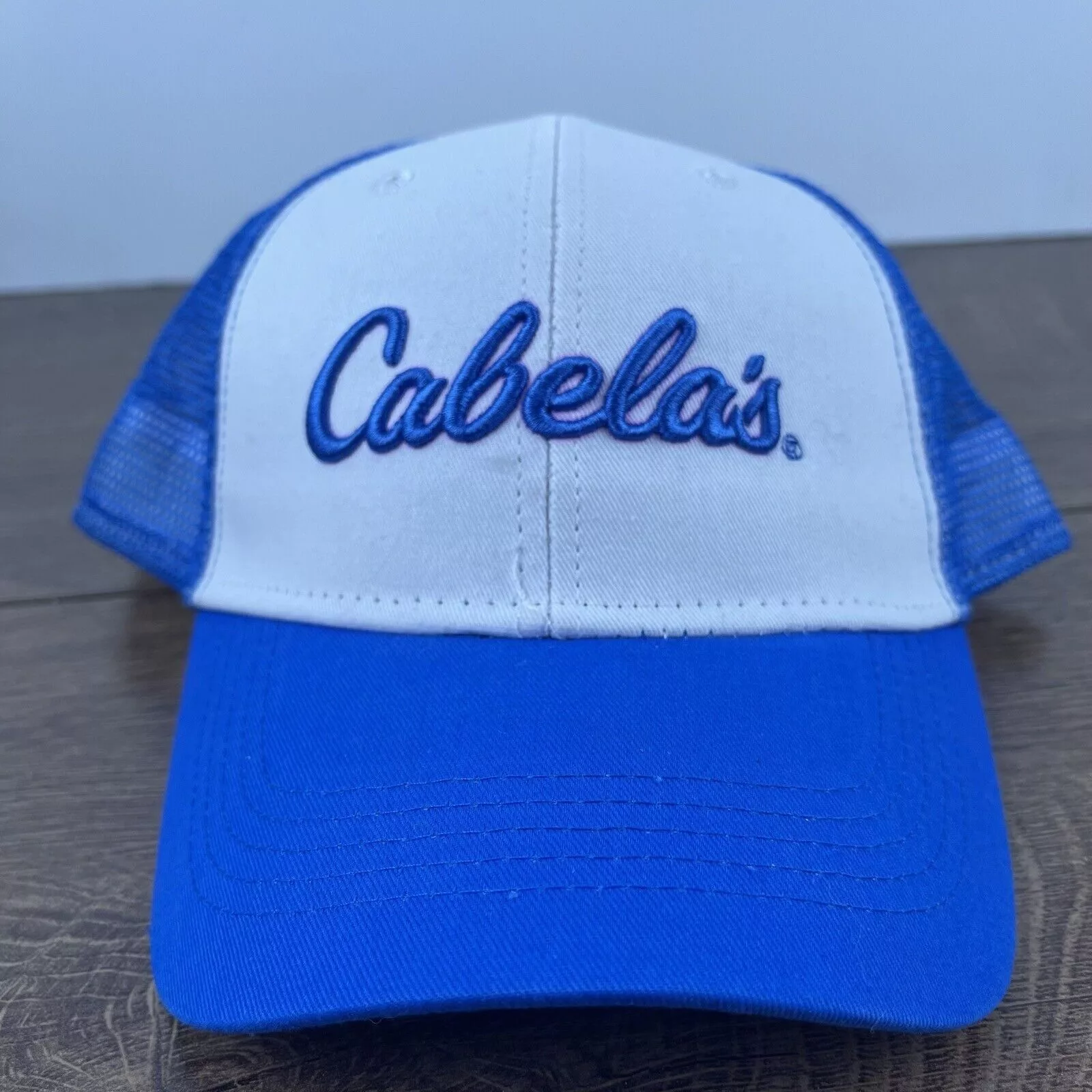 Other Hats Other Cabela's Snapback Hat Cabela Blue White Cap Hat Adjustable H