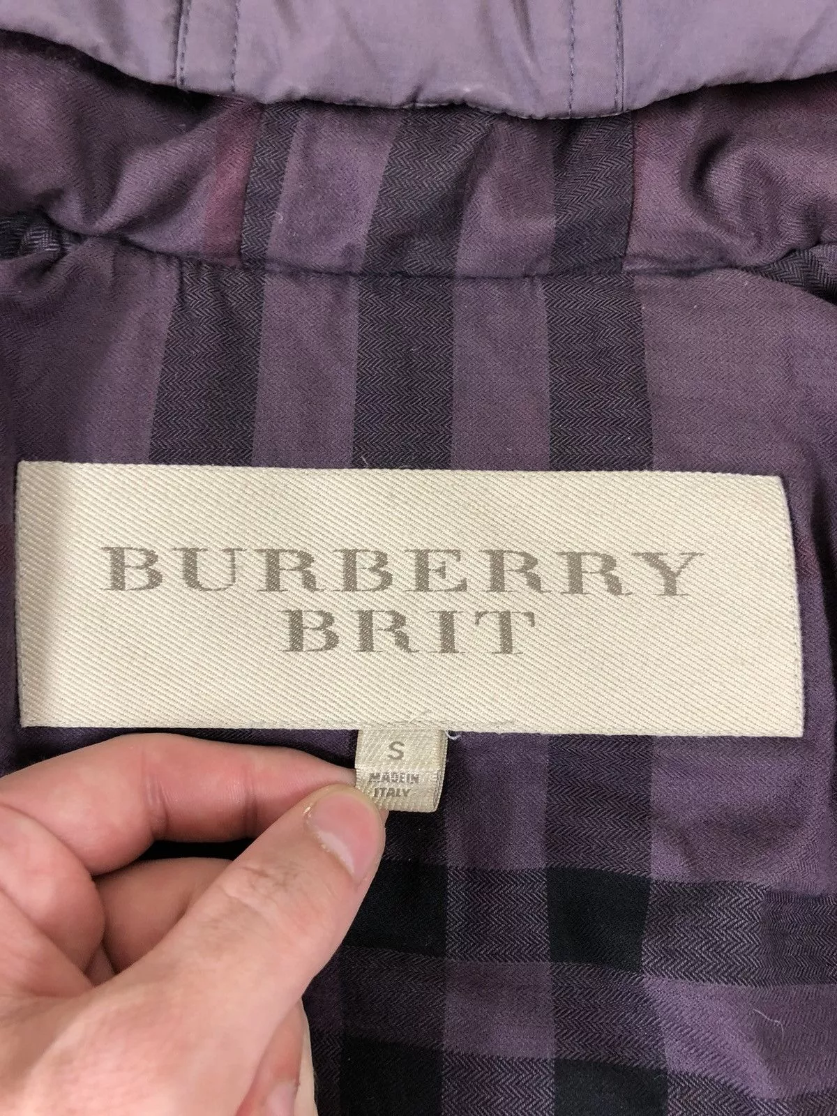 Burberry Jackets Burberry Brit down jacket puffer Purple