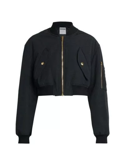 Moschino Bombers Moschino os11x0624 Bomber Jackets in Black