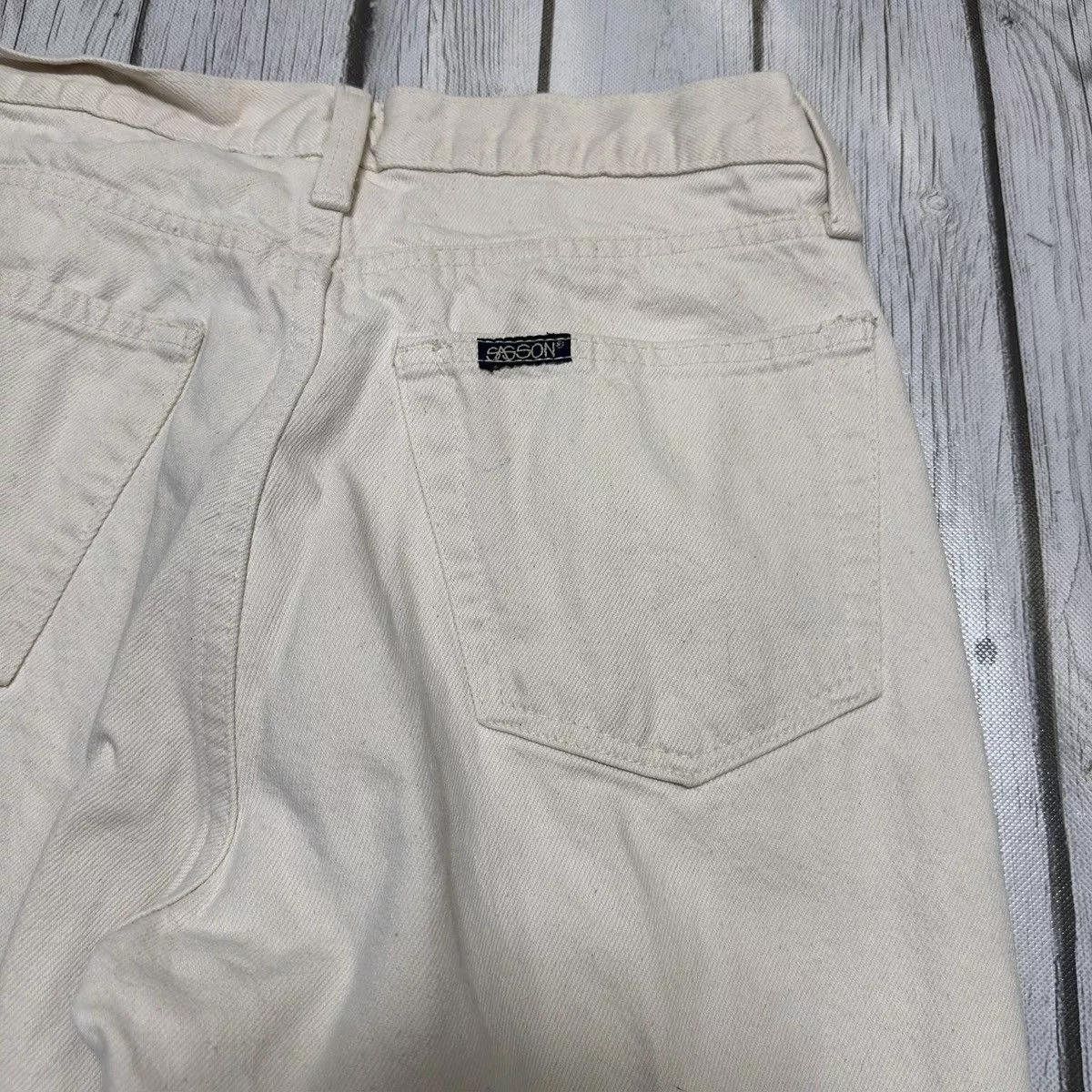 Vintage Denim Vintage Sasson jeans White