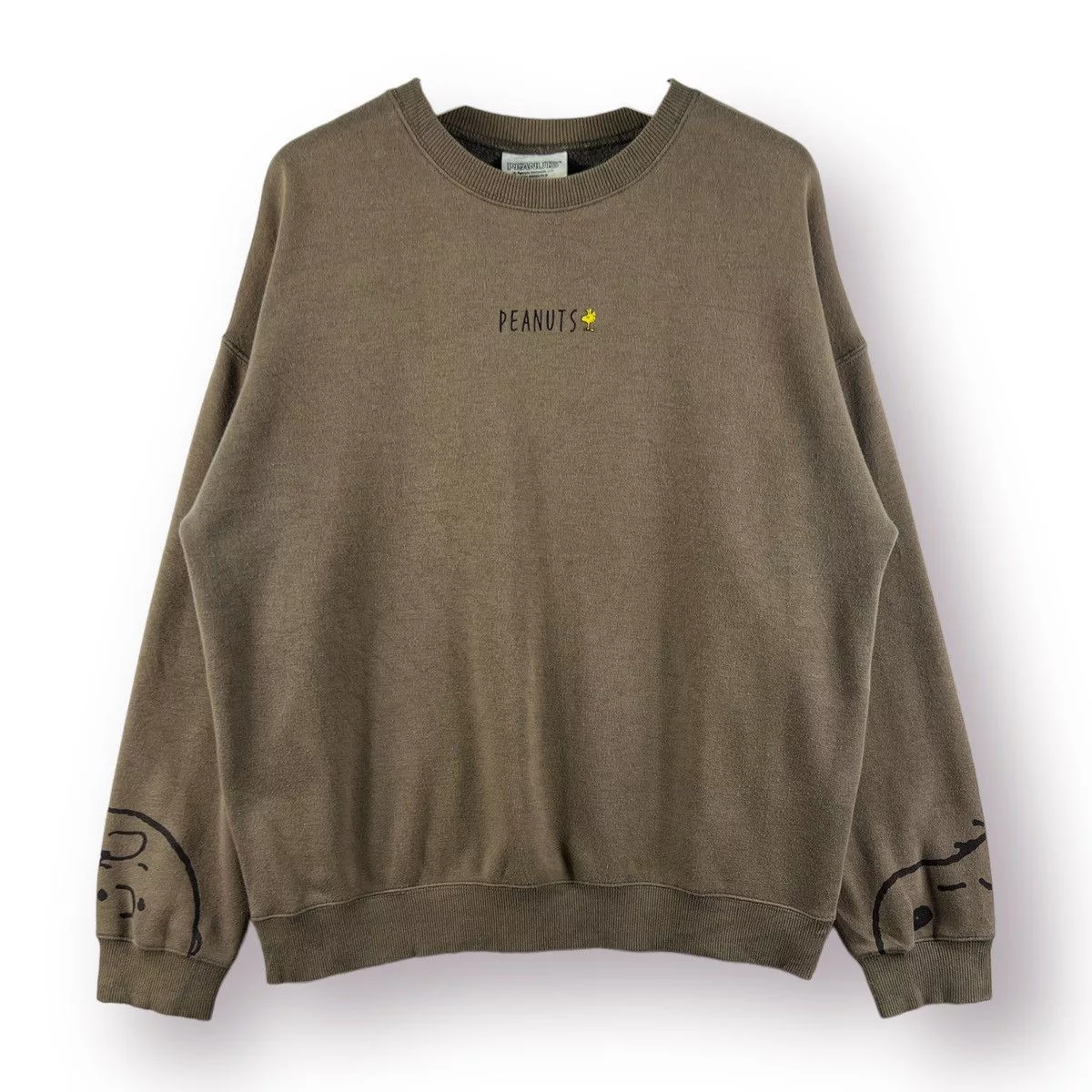 Cartoon Network Sweatshirts Hoodies Cartoon Network × Peanuts 🔥 Peanut Long Sleeves Sweatshirt - M Brown