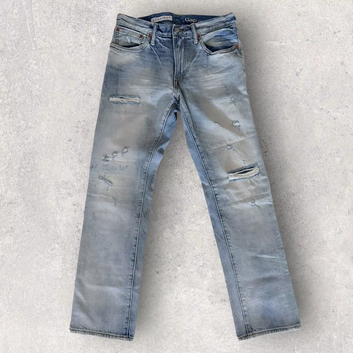 Gap Denim Gap 1969 Straight Jeans Blue