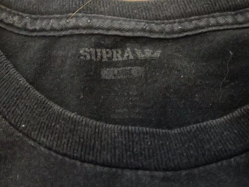 Supra Short Sleeve T Shirts Supra Black