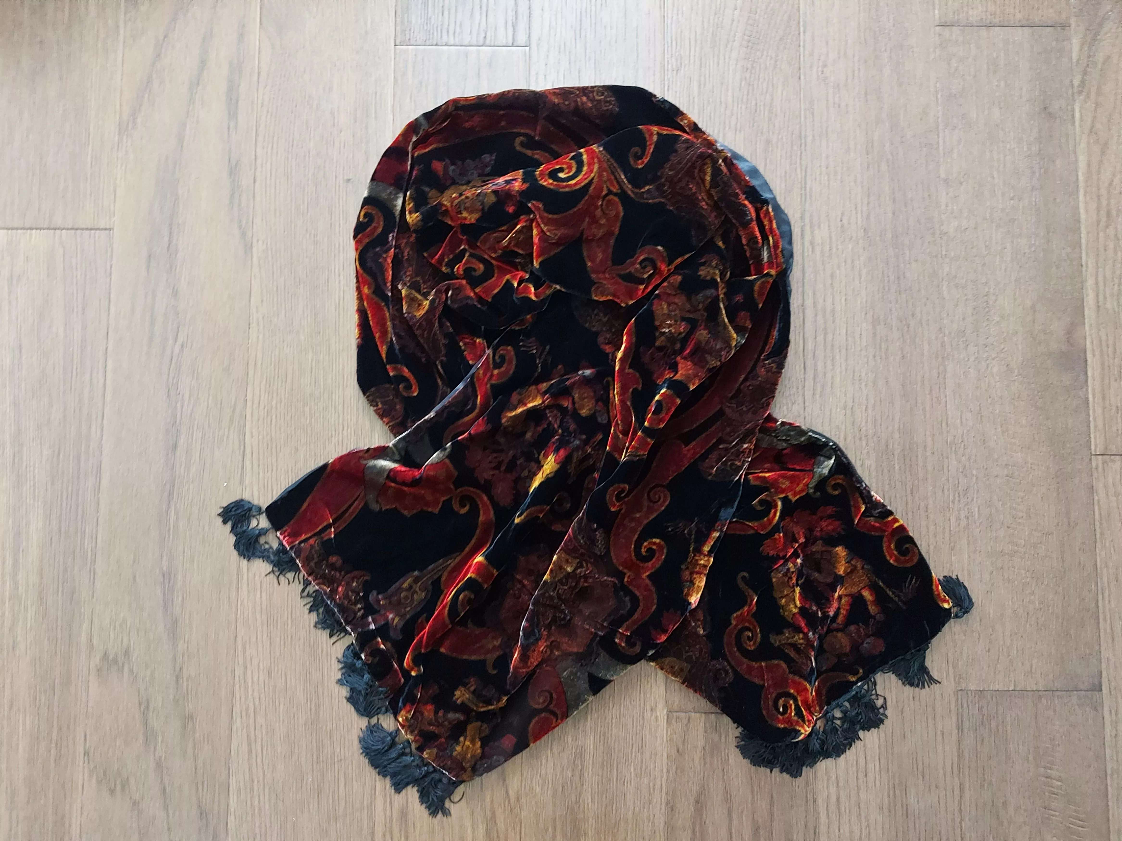 Etro Scarves Etro Vintage Paisley Silk Scarf Multi