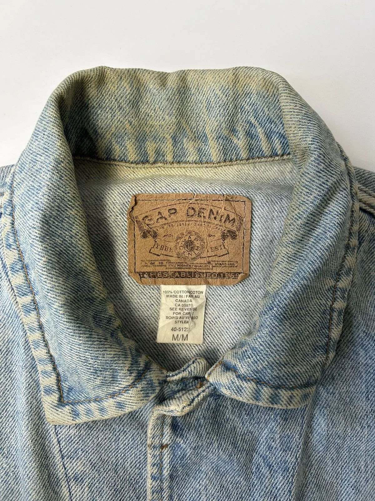 Gap Vests Gap × Vintage GAP DENIM VEST JACKET Blue
