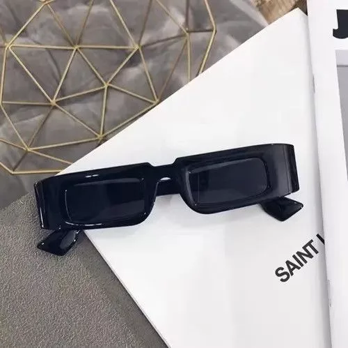 Designer Sunglasses Designer × Vintage Retro punk sunglasses Black