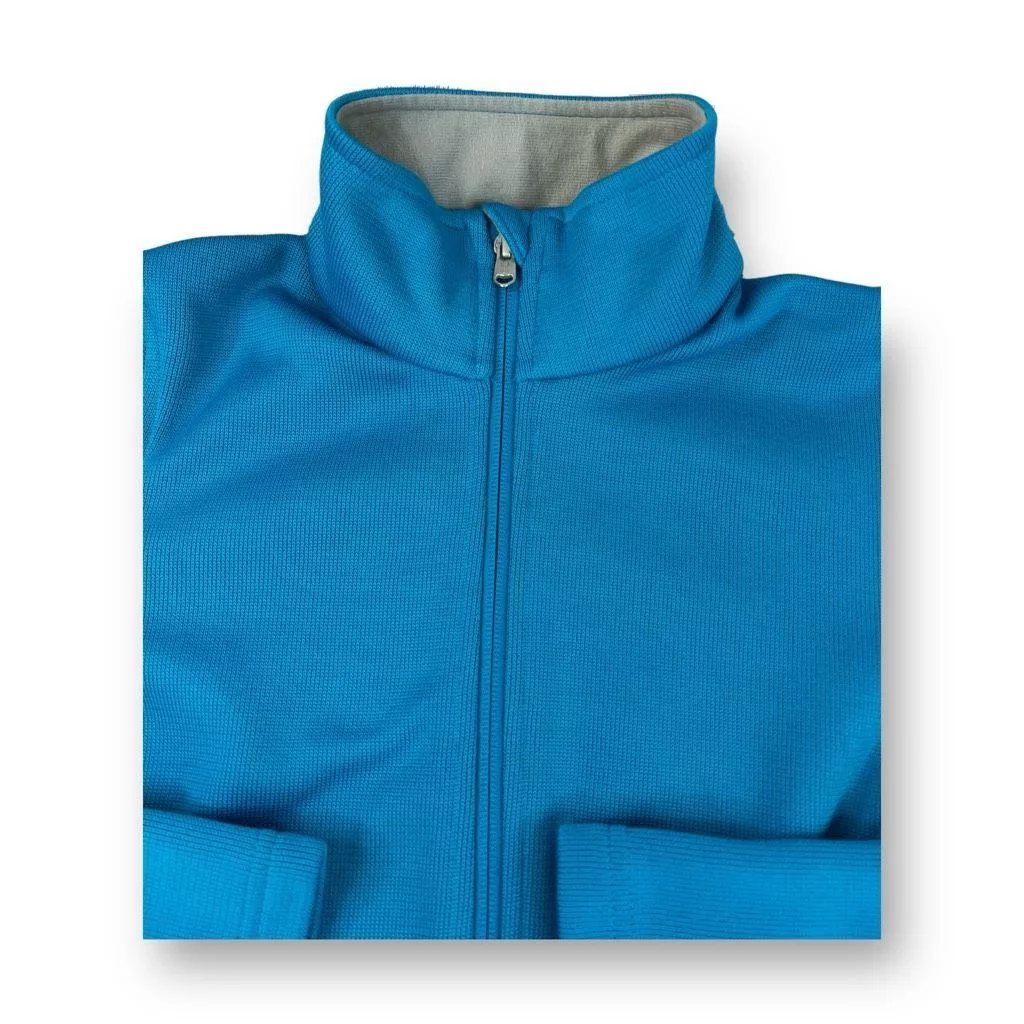 Spyder Jackets Spyder Sweater Core Full Zip Blue Jacket Size Medium