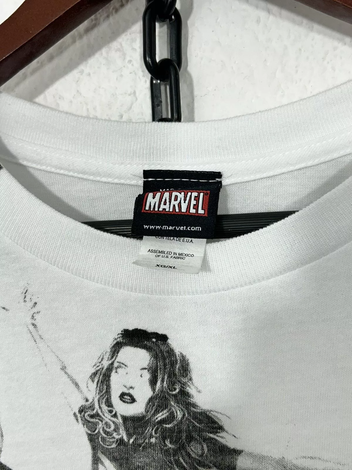 Marvel Comics Short Sleeve T Shirts Marvel Comics × Vintage 2000’s Mad Engine AOP Super Hero’s Rare White