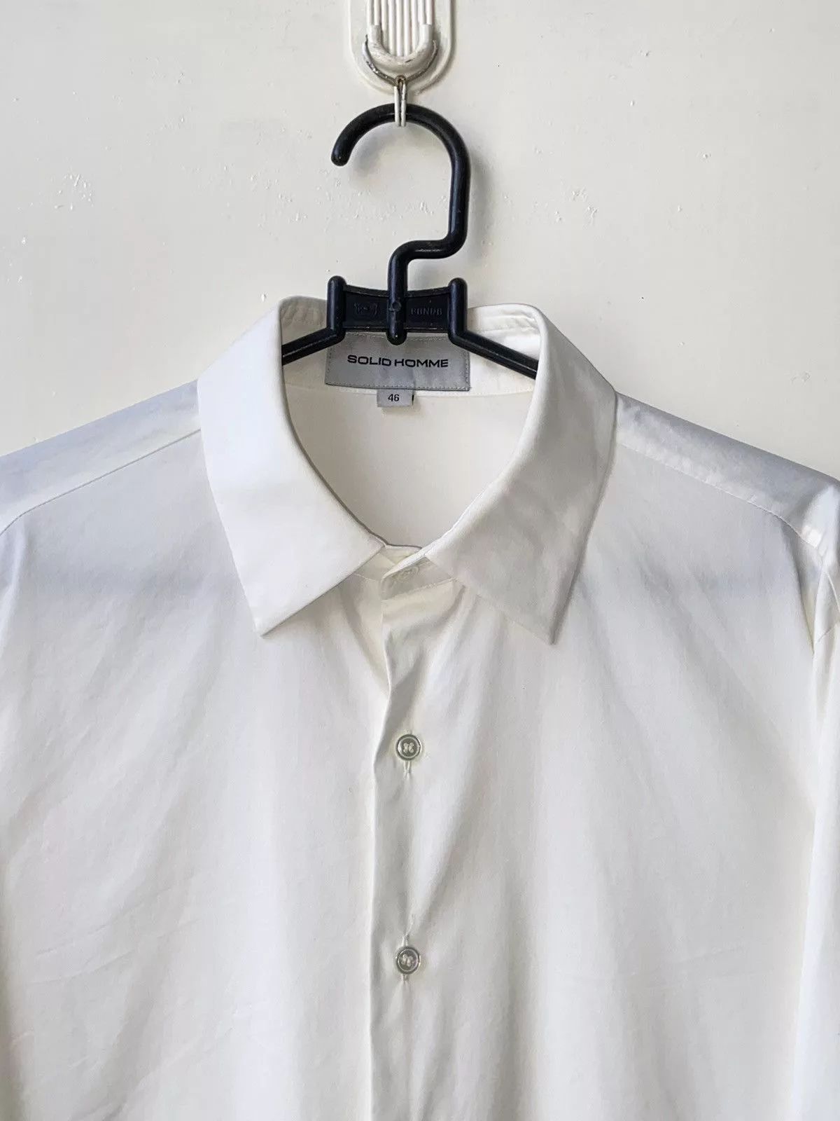 Solid Homme Shirts Button Ups Solid Homme × Wooyoungmi SOLID HOMME White Shirt