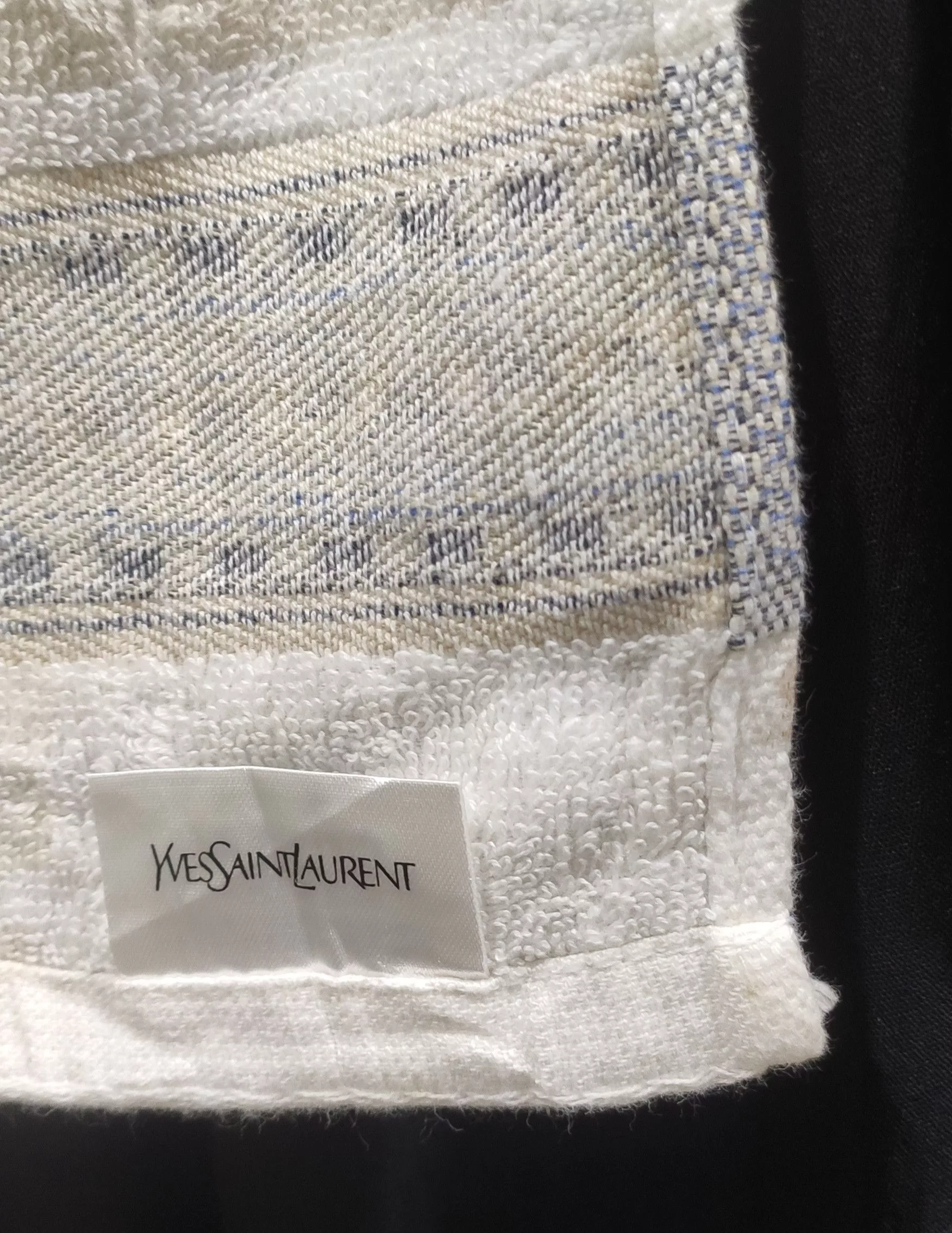 Yves Saint Laurent Miscellaneous Yves Saint Laurent Face Towel White
