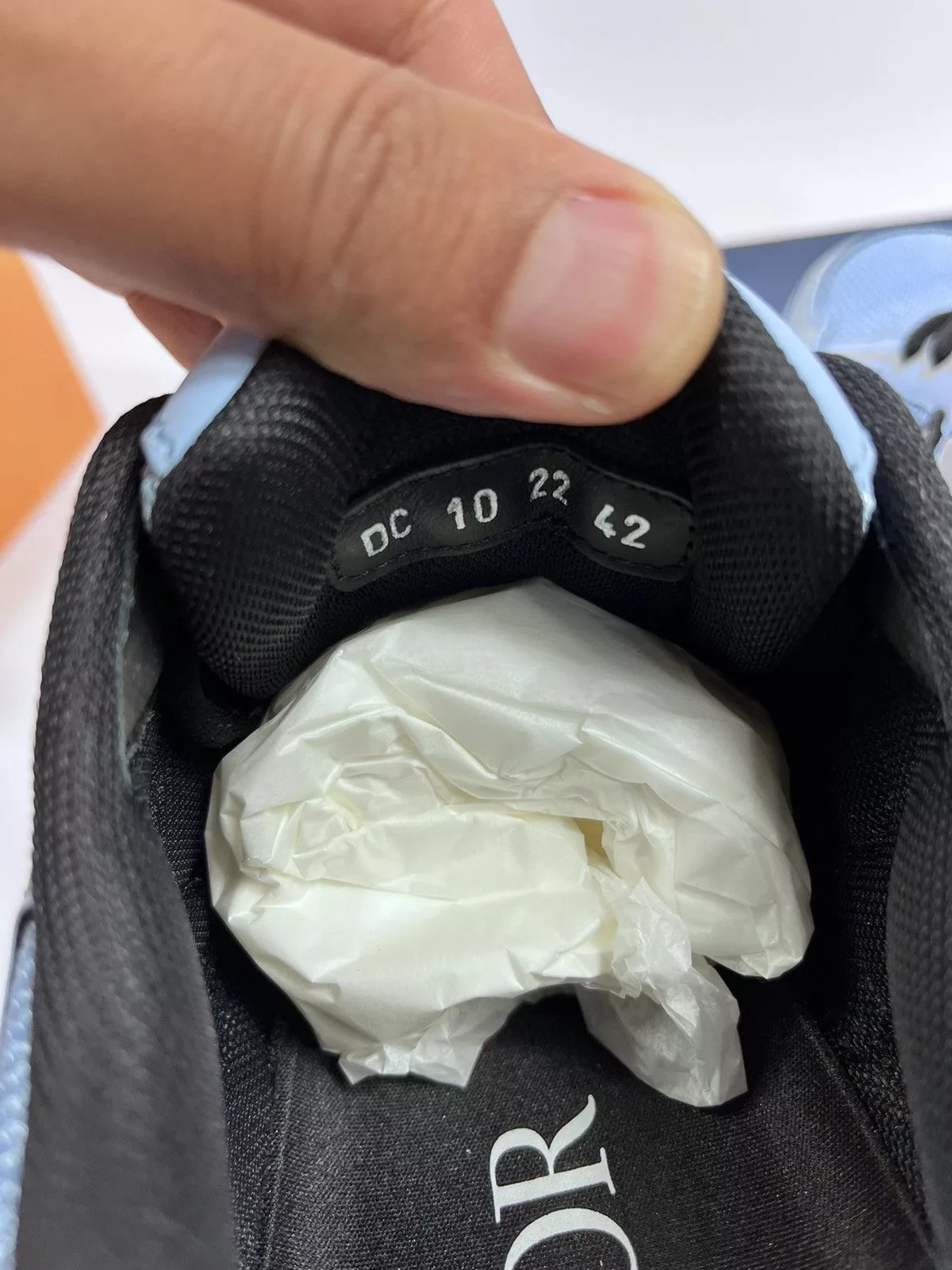 Dior Low Top Sneakers Dior B30 UNC BLUE CD RUNNER SNEAKERS